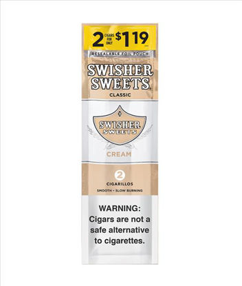 Picture of SWISHER SWEETS CREAM 2 FOR 1.19