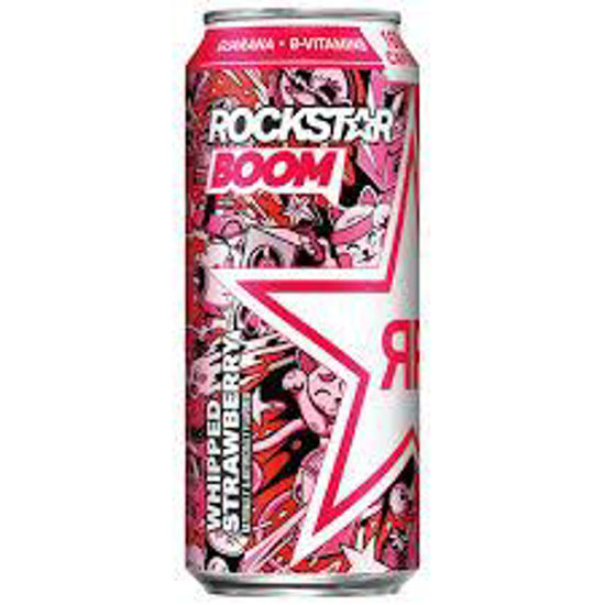 Picture of ROCKSTAR ENERGY DRINK BOOM WHIPPED STRAWBERRY 16OZ 12CT