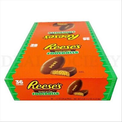 Picture of REESES PEANUT BUTTER FOOTBALL 36CT