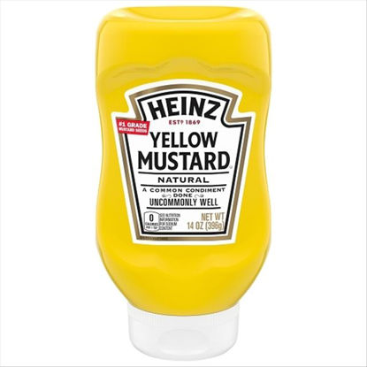 Picture of HEINZ YELLOW MUSARD BOTTLE 14OZ