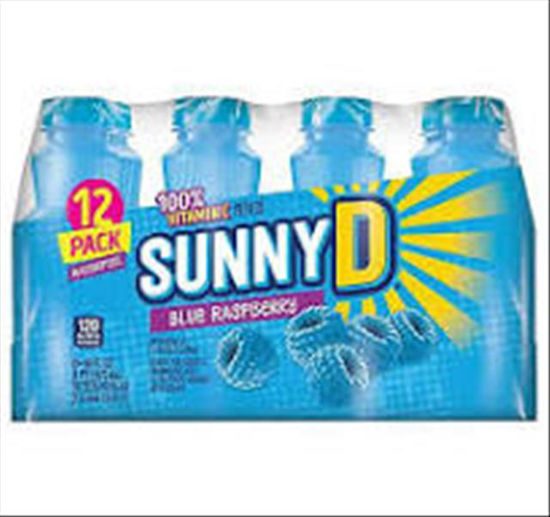 Picture of SUNNY D BLUE RASPBERRY 16OZ 12CT