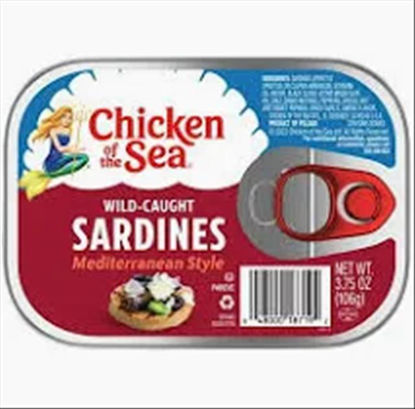 Picture of SARDINES CHICKEN OF THE SEA MEDITERRIAN STYLE 3.75OZ