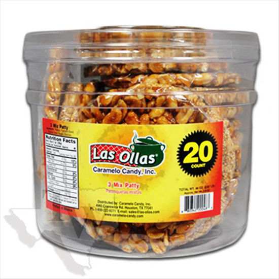 Picture of LA OLLAS MIX 3 PATTY JAR 20CT