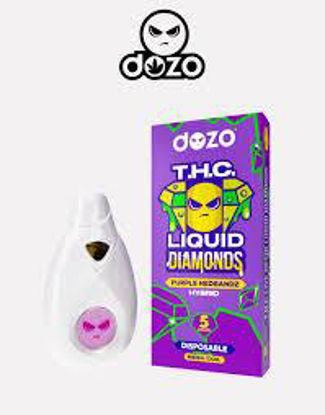 Picture of DOZO THC LIQUID DIAMONDS PURPLE HEADBANDZ 5G