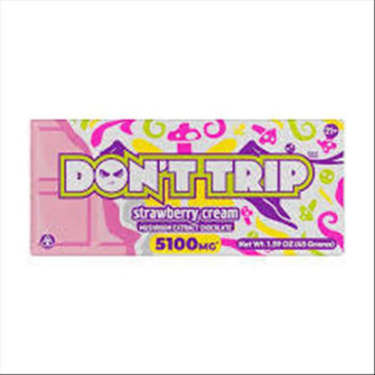 Picture of DON'T TRIP MUSHROOM EXTRACT CHOCOLATE STRABERRY CREAM 5100MG