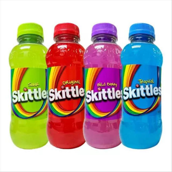 Picture of SKITTLES TROPICAL DRINK 12 BOTTLES 14oz