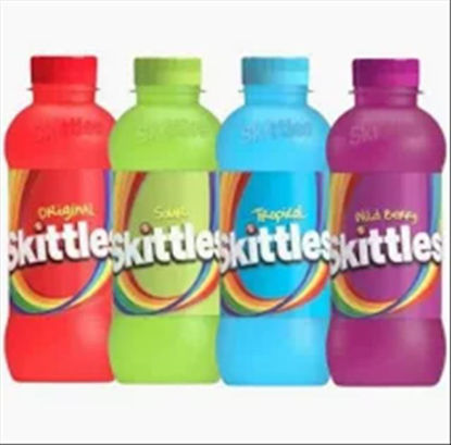 Picture of SKITTLES SOUR DRINK 12 BOTTLES 14oz