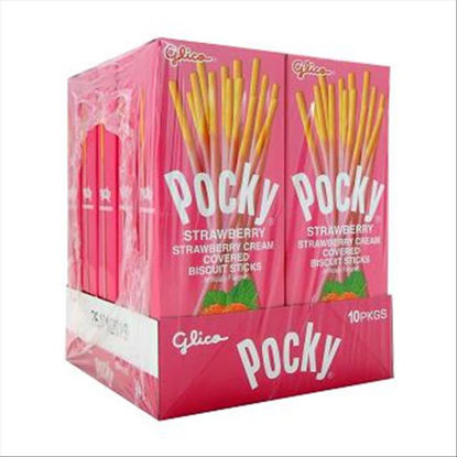 Picture of Glico Pocky Strawberry 1.41 oz. 10 ct