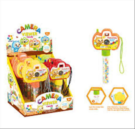 Picture of TOY CANDY ROTATING CAMERA 12CT