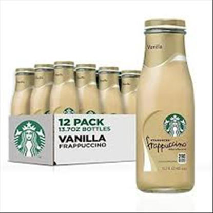 Picture of STARBUCKS FRAPPUCCINO COFFEE DRINK VANILLA 13.7OZ 12PACK