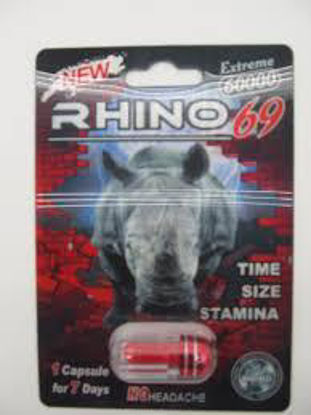 Picture of RHINO 69 30000K SUPER HERO 24CT IRON MAN 