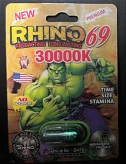 Picture of RHINO 69 30000K SUPER HERO 24CT HULK