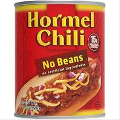 Picture of HORMEL CHILI WITH BEANS 1LBS 