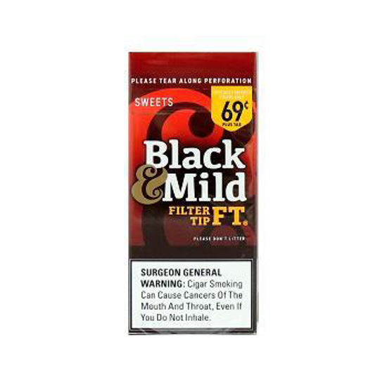 Picture of BLACK & MILD CIGARILLOS FILTER TIP 69c SWEET 30ct