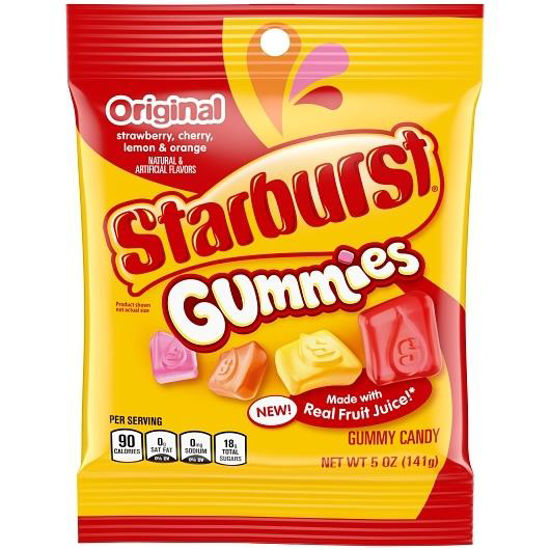 Picture of Starburst Gummies Original Peg Pack, 5 Ounce