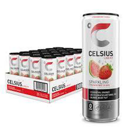 Picture of CELSIUS SPARKLING STRAWBERRY GUAVA 12OZ 12CT