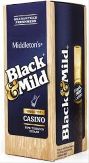 Picture of BLACK N MILD CASINO WOOD TIP NICE PRICE 25CT