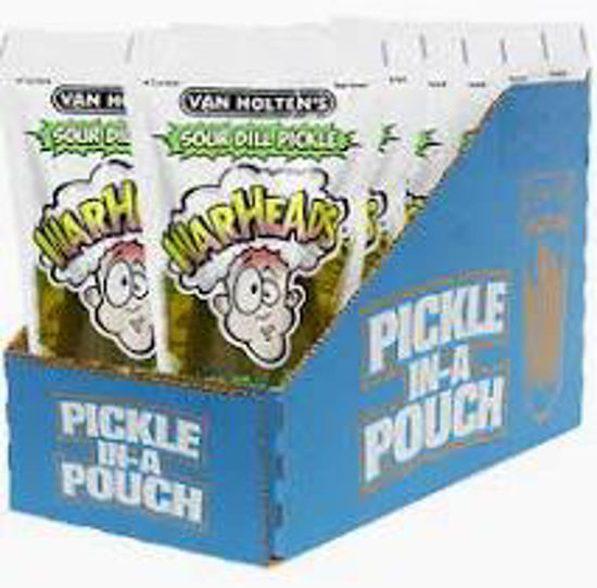 Picture of VAN HOLTENS JUMBO WARHEADS PICKLE 12CT