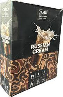 Picture of CAMO NATURAL LEAF CONES 12PK  RUSSIAN CREAM