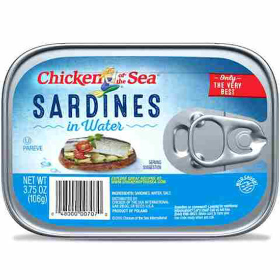 Picture of SARDINESS CHICKEN OF THE SEA IN WATER 3.75OZ