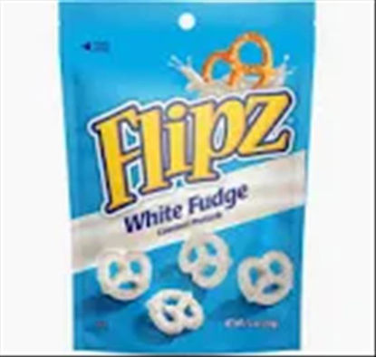 Picture of FLIPZ WHITE FUDGE DIPPED PRETZEL 5OZ 