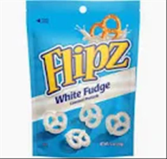 Picture of FLIPZ WHITE FUDGE DIPPED PRETZEL 5OZ 