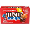 Picture of M&M S PEANUT BUTTER MEGA TUBES KING SIZE 24CT