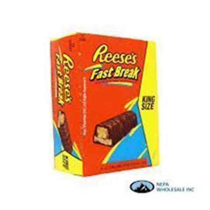 Picture of REESES PEANUT BUTTER FASTBREAK KING SIZE 3.5OZ 18CT