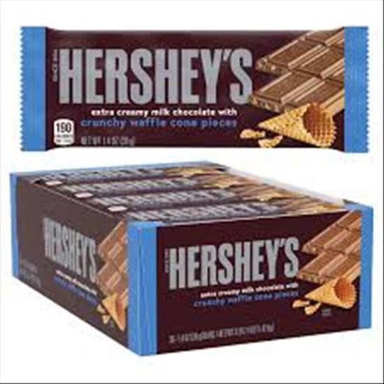 Picture of HERSHEYS CRUNCHY WAFFLE KING SIZE 1.4OZ 36CT