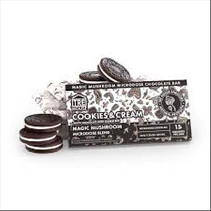 Picture of TRE HOUSE MAGIC MUSHROOM 15SQ CHOCO BAR COOKIES N CREAM