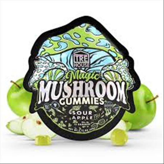 Picture of TRE HOUSE MAGIC MUSHROOM 15 GUMMIES SOUR APPLE