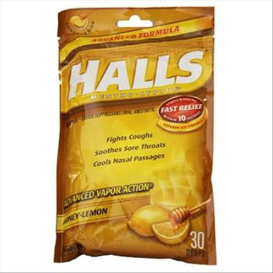 Picture of HALLS HONEY LEMON PEG 30 DROPS