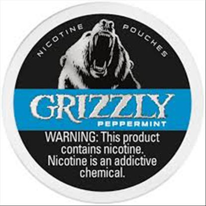 Picture of GRIZZLY NIC POUCH PEPERMINT 7MG