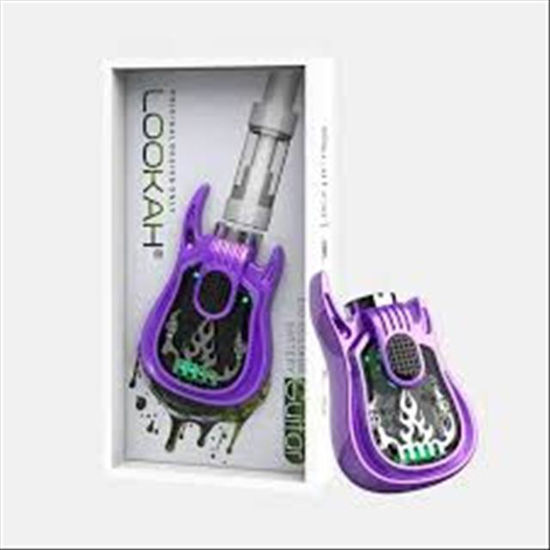 Picture of LOOKAH GUITAR VAPE BATTERY PURPLE