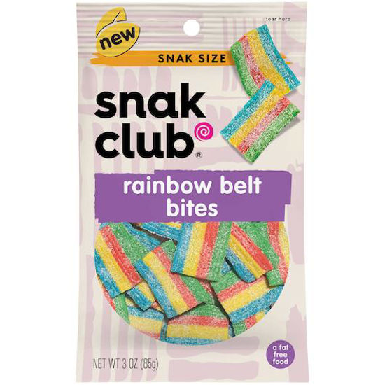 Picture of SNAK CLUB RAINBOW BELT BITES 3OZ