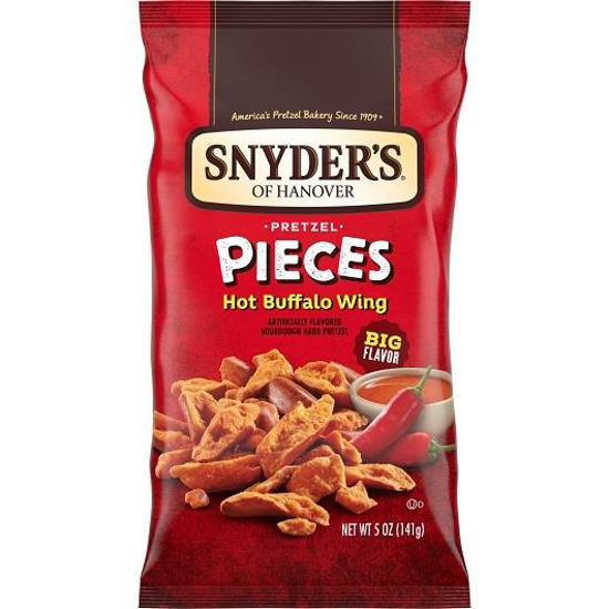 Picture of SNYDERS HOT BUFFALO WINGS PRETZEL PIECES 5OZ