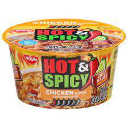 Picture of NISSIN BOWL HOT N SPICY CHICKEN NOODLE 6CT