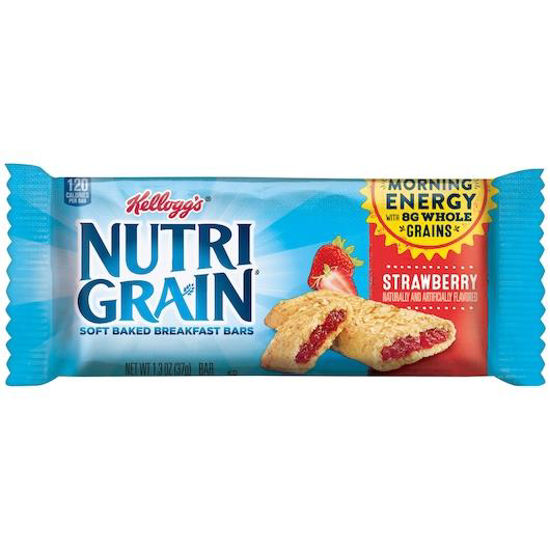 Picture of KELLOGGS NUTRIGRAIN STRAWBERRY 1.3OZ 16CT