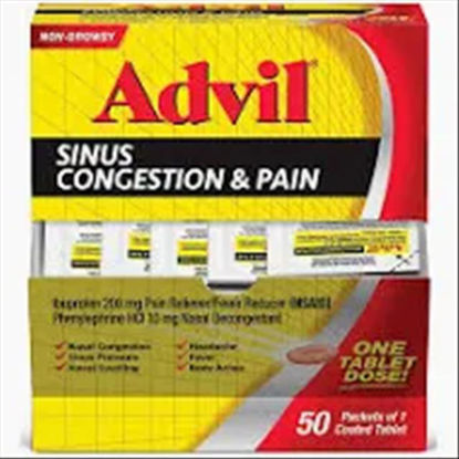 Picture of ADVIL SINUS CONGESTION N PAIN 2PK 50CT