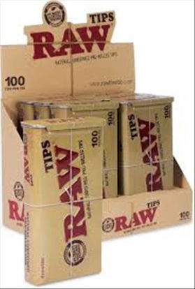 Picture of RAW TIPS 6 TINS 100 PER TIN