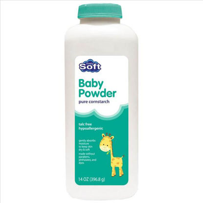 Picture of SIMPLY SOFT BABY POWDER PURE CORNSTARCH 14OZ