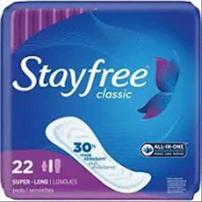 Picture of STAYFREE MAXI SUPER  LONG PADS 22CT