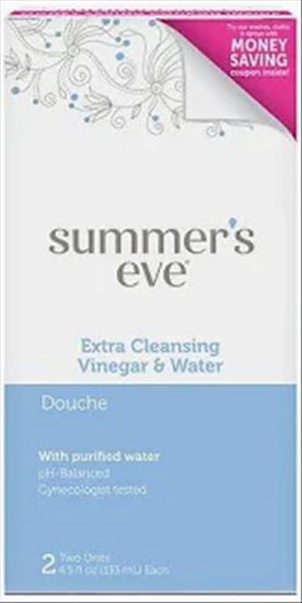 Picture of SUMMER S EVE EXTRA CLEANSING VINEGAR AND WATER 4.5OZ 2 PACK