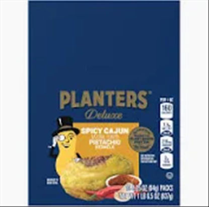 Picture of PLANTERS DELUXE SPICY CAJUN PISTACHIO 2.25OZ 10CT