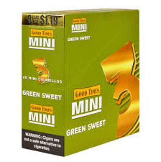 Picture of GOOD TIMES MINI GREEN SWEET 3 FOR 1.19