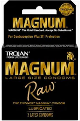 Picture of TROJAN MAGNUM RAW LUBRICATED 6CT