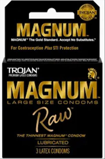 Picture of TROJAN MAGNUM RAW LUBRICATED 6CT