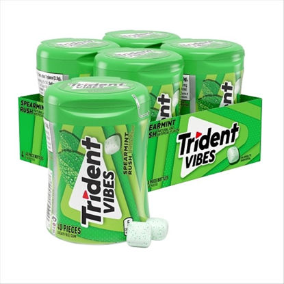 Picture of TRIDENT VIBES SPEARMINT GUM 4CT