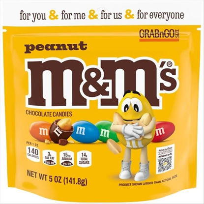 Picture of M&M PEANUT STAND UP BAG 5OZ