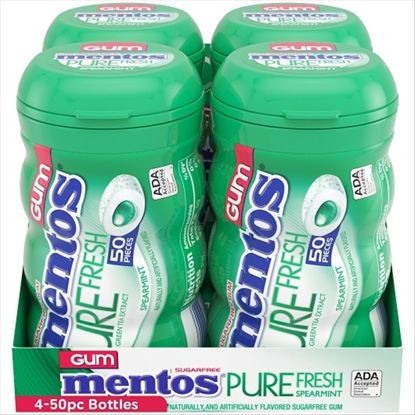 Picture of MENTOS PURE FRESH GUM SPEARMINT 50PCS 4CT